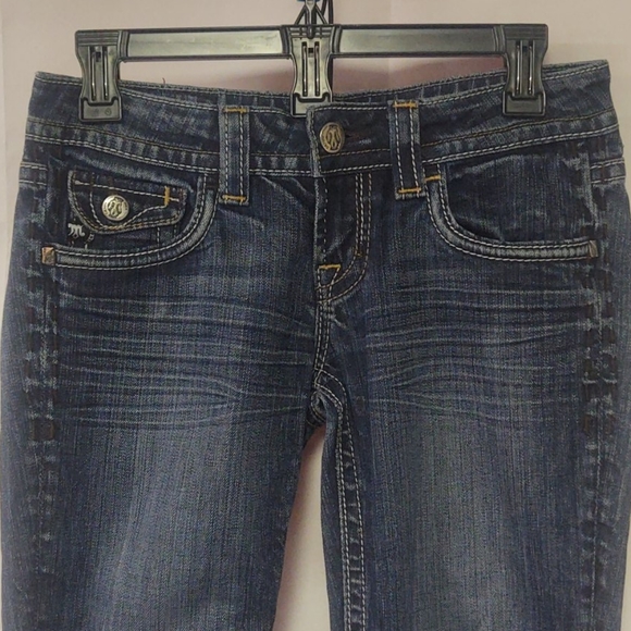 MEK Denim Nagoya Boot Cut Jeans distressed - Picture 3 of 14